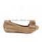 High quality China footwear design beautiful butterfly knot soft leather shoes ladies casual shoes
