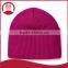 Wool and acrylic made reversible knitted hat