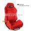 ALL RED Reclinable Sport Car Seats Universal Racing Seat For Sale SPD