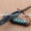 OEM Abalone Handle Material and Damascus Blade Material knife