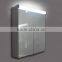 Top quality Lighted vanity makeup mirror cabinet ,LED lighted IP44 bathroom mirror cabinet