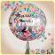 Transparent confetti balloon inflatable helium balloon