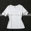 China Top Ten Selling Products White Short Sleeve Woman Top Design