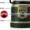 Rechargeable portable LED torch flashlight lantern with USB charging port