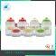Clear Upright Colored Lid Glass Storage Jar 1 Litre With Chalkboard