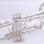 trumpet silver brass material body