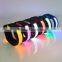 Wholesale High Quality Colorful Fashion Customized Nylon LED Flash Wristband