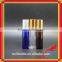 5 ml 10ml amber glass roll on bottle with metal roller ball and goldern metal cap
