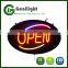 Chain Hanging Flashing Board Epoxy Resin LED Neon Open Sign