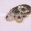 Agate Slice Pendant, Silver / Gold Plated Agate Geode Quartz Gem Stone Pendant For Jewelry Making