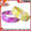 Custom Debossed Silicone Wristband With Color Filled