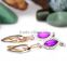 charm gold plated ear rings / earring for women