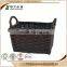 2016 new design china factory bulk laundry wicker basket no handles