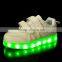 2016 Hot Selling LED Light Shoes 7 Color Changing Girl Shoe Kids Light Up Shoes