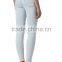 2014 Latest Design Sexi Women Blue High Waist Distressed Skinny Jeans