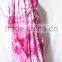 thai retro HIPPIE BOHO tie dye resort wear kimono MAXI DRESS tunic tent kaftan gypsy