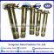 sleeve anchor bolts Carbon steel with hex nuts and bolts DIN Standard