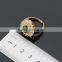 2016  elegant women's jewelry water drop green cubic zircon 18k yellow gold plated