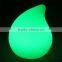 Multi color change egg shaped led table lamp