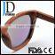 hot selling different color lens natural wood bamboo sunglasses free logo