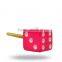 Acrylic Pink Dice Colourful Knob