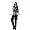 Pretty steps 2015 guangzhou winter clothing women full printed sweater fashion