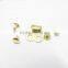 Custom Double Holes Brass Hook For Shoes