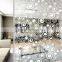 frosted titanium transparent interior door glass