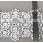 High quality polyester 19cm width floral crochet indian lace trim wholesales