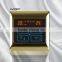 Good Quality IVOR Touch Screen Electrical Floor Heating Thermostat (SK-HV2000M) Bright Gold Metal Frame