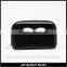 Black and white cosmetic bag, shiny cosmetic holder with large capacity