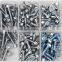 TC 200pc BV Certification Hardware Hex Head Self Drilling Screw Assortment