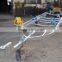 Galvanized steel Jet boat trailer single jetski trailer with roller