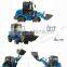 China hot sale construction machinery 0.8T small wheel loader with hydraulic control