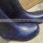 Cheap men clear industry work PVC injection rain boots for construction farming mining industry