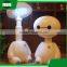 small plastic cartoon baymax usb charging charge foldable collapsible folding telescopic led reading desk table night lamp light