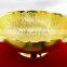 New Design 2015 gold plated brass bowl for wedding gift and return gift