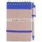 Custom promotional wholesale spiral notebook with pen