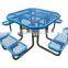 Arlau metal rectangle patio table