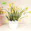 GNW GP025 Artificial Plastic Flower Plant Pots for office table decoration