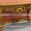 Antique Reproduction Italian Design Gold Leaf Veneer Top Hotel Side Table