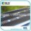 Plastic scouring pad brush with handle
