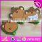2017 New design children cartoon wooden coat hooks wall mounted W09B073