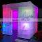 Colorful customized size or logo led inflatable photo booth enclosure for sale