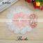 Beautiful wholesale baby chiffon flower applique for shirt