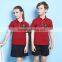 Custom Unisex Summer Red Color Polo School Uniform Shirt