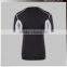 Dry Fit 3/4 sleeve Lycra Elastic Spandex Rash Guard, 4 Needle 6 Thread Flatlock Compression Short Sleeve Shirts Wear
