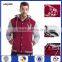 High quality supplier wholesale cotton fleece fashion plain zipper gym custom printed hoodies