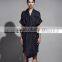 Maxnegio Brand High Quality 2016 Summer Elegant Two Piece Sexy Deep V-Neck Office Dress of Ladies