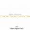 7 MM Gold Plated 6 Facet Figaro Chain Necklace